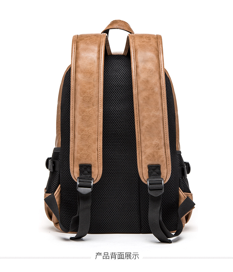 texwood背包男时尚潮流男士双肩包韩版休闲旅行包青年大容量书包