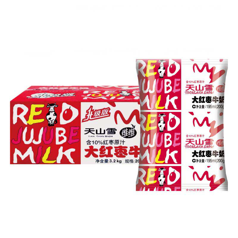 维维天山雪大红枣牛奶200gx1