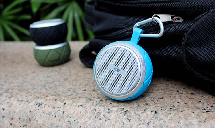 索爱m3户外三防无线手机蓝牙音箱便携迷你运动小音响车载低音炮蓝色