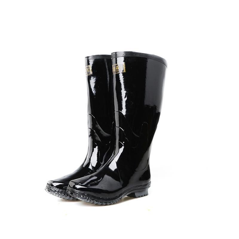 3539长筒水靴工作防滑雨靴3748码黑色