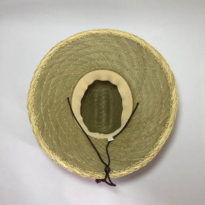 mtiny夏海南大沿包边凉席草帽遮阳防晒牧民骑马放羊帽男士户外钓鱼帽