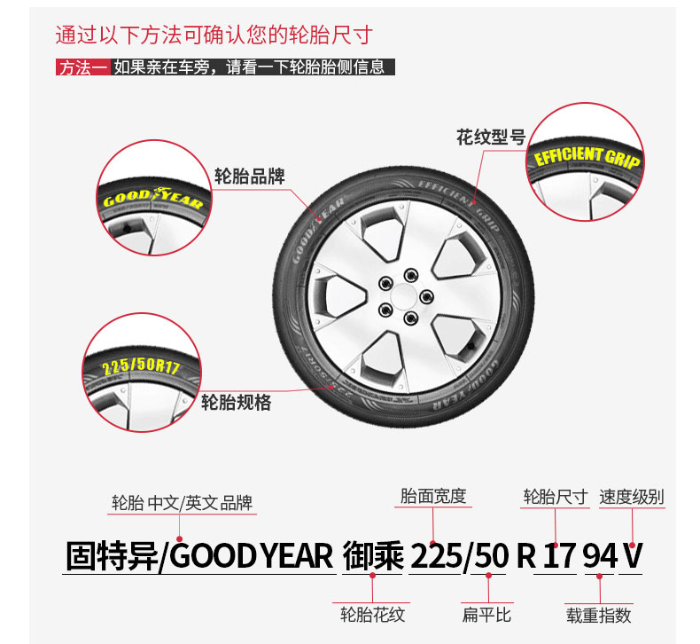 固特异轮胎eaglef1gsd322555r1797vgoodyear