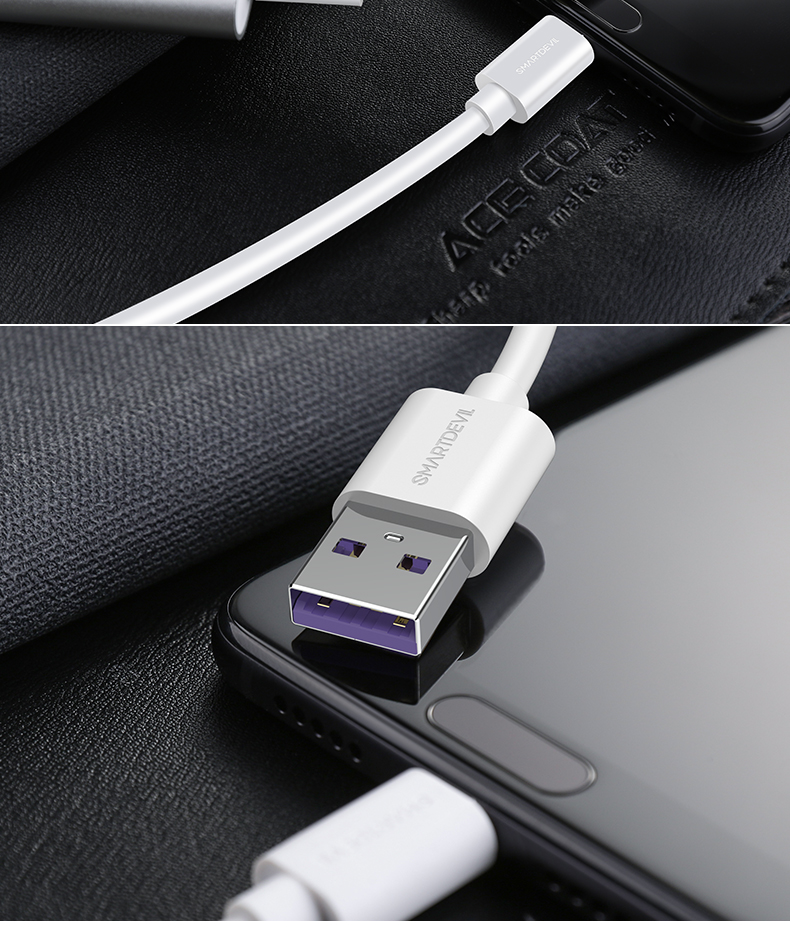 闪魔type-c数据线5a华为p20pro超级快充p10plus手机typc-c充电线小米8