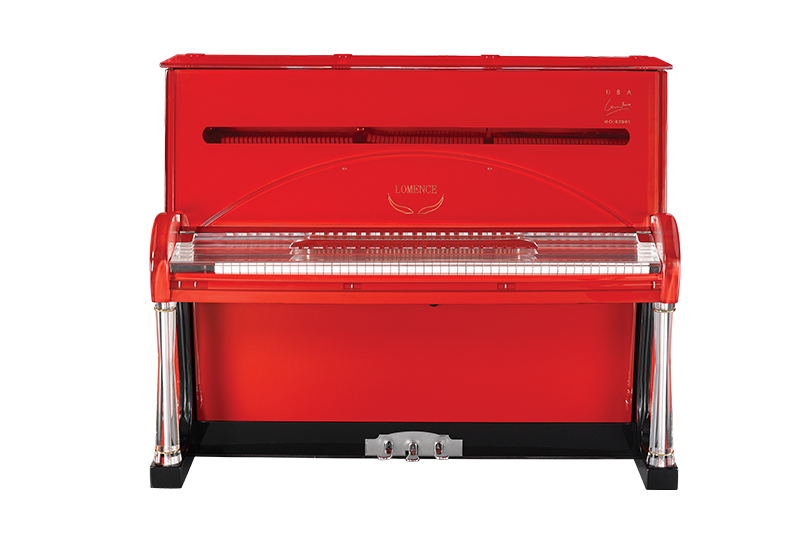 海伦罗曼立式水晶钢琴真钢琴88键时尚家用成人演奏级钢琴sk5r