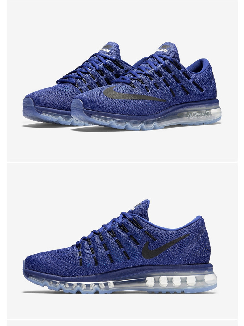 nike耐克男鞋跑鞋airmax2016新款全掌气垫跑步鞋运动鞋806771