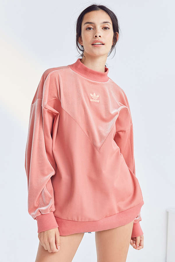 adidas三叶草velvetvibes女子休闲卫衣cw0268
