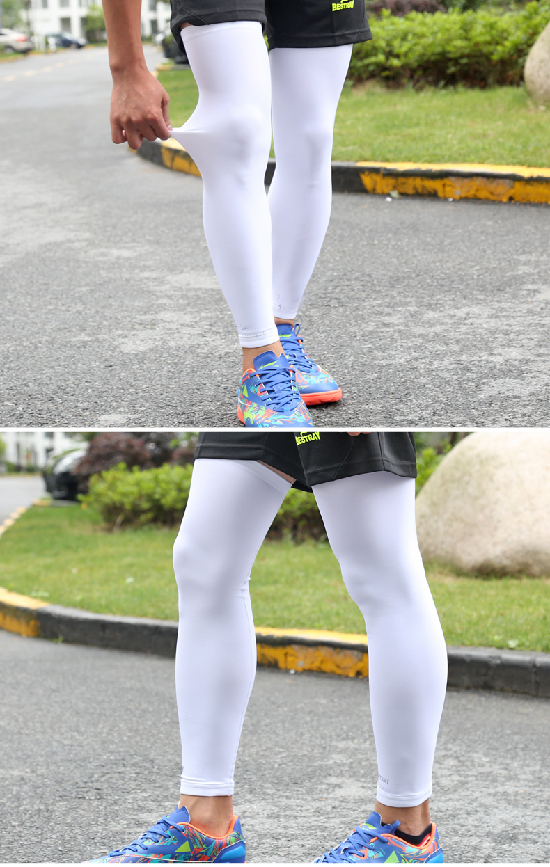 夏天户外防紫外线透气骑行遮阳脚套防晒腿套女护腿过膝空袜套女