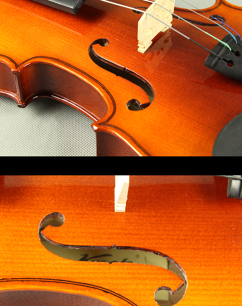 红棉乐器v005考级小提琴初学者手工儿童成人乐器送大礼