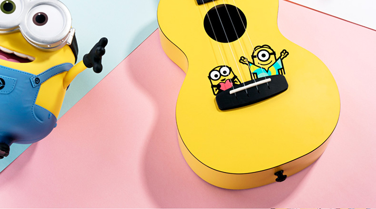 恩雅enyamu1恩雅智能尤克里里23英寸神偷奶爸小黄人尤克里里初学者小