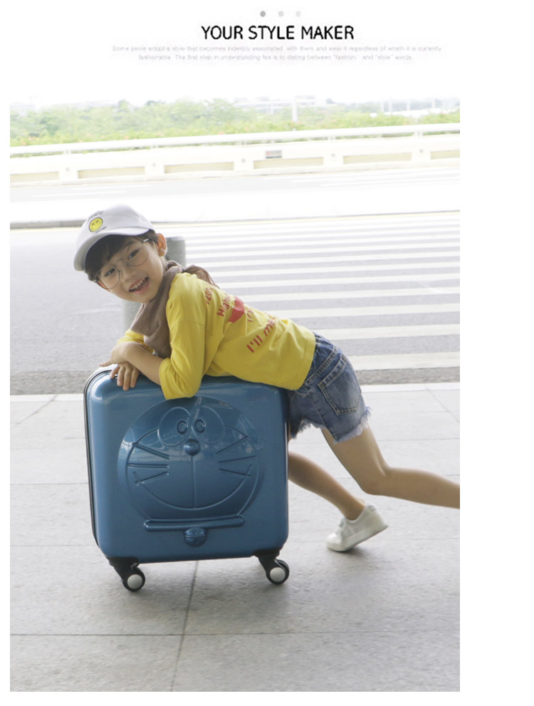 儿童旅行箱可爱拉杆箱小孩18寸20登机箱女男宝宝拖箱万向轮行李箱