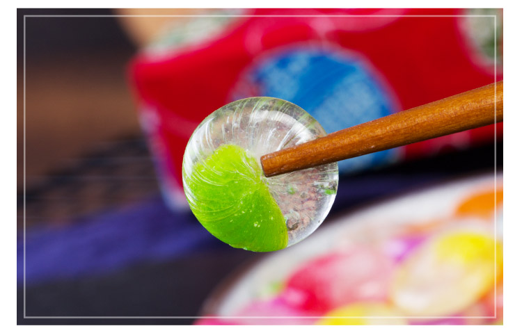 日本布盒手工五彩糖果水果味硬糖结