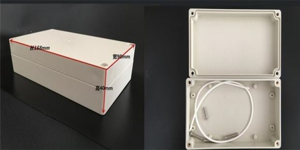 盒室内外防雨锁扣接线盒埋地端子塑料壳密封盒安防配电箱监控 (长320*