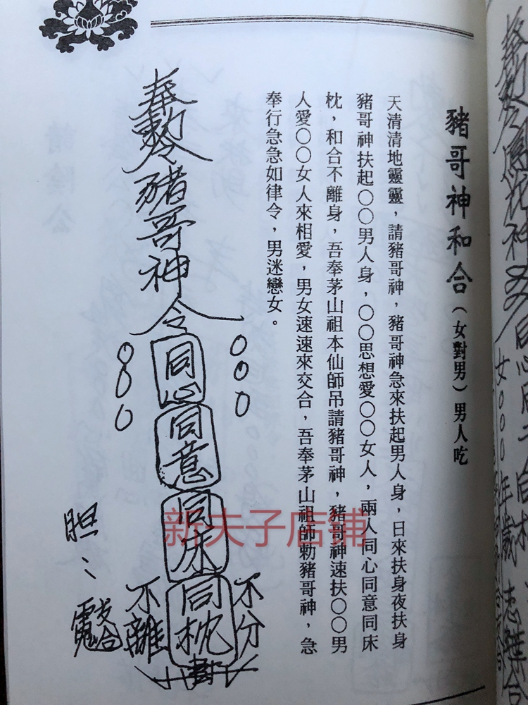 灵符显灵光茅山入正邪符箓符咒法术奇术大全全张天师古创意礼品