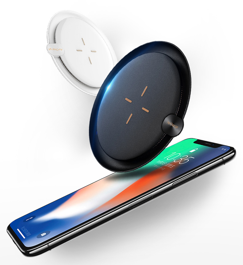 南孚iphonex无线充电器苹果8八手机iphone8plus快充qi专用限8px 白色
