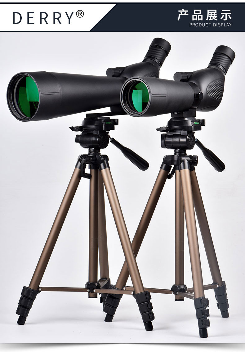 单筒望远镜高清观靶观鸟镜天文60倍充氮防水手机拍照望眼镜