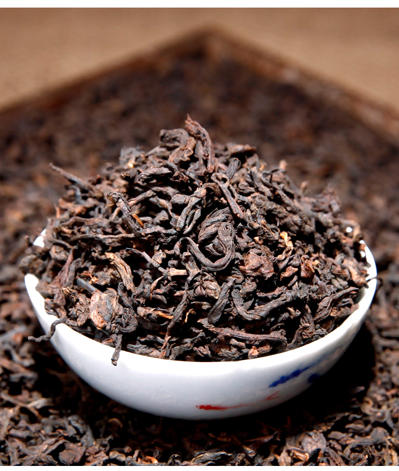 吉顺号云南普洱茶熟茶散茶2015年一把抓陈年普洱500g