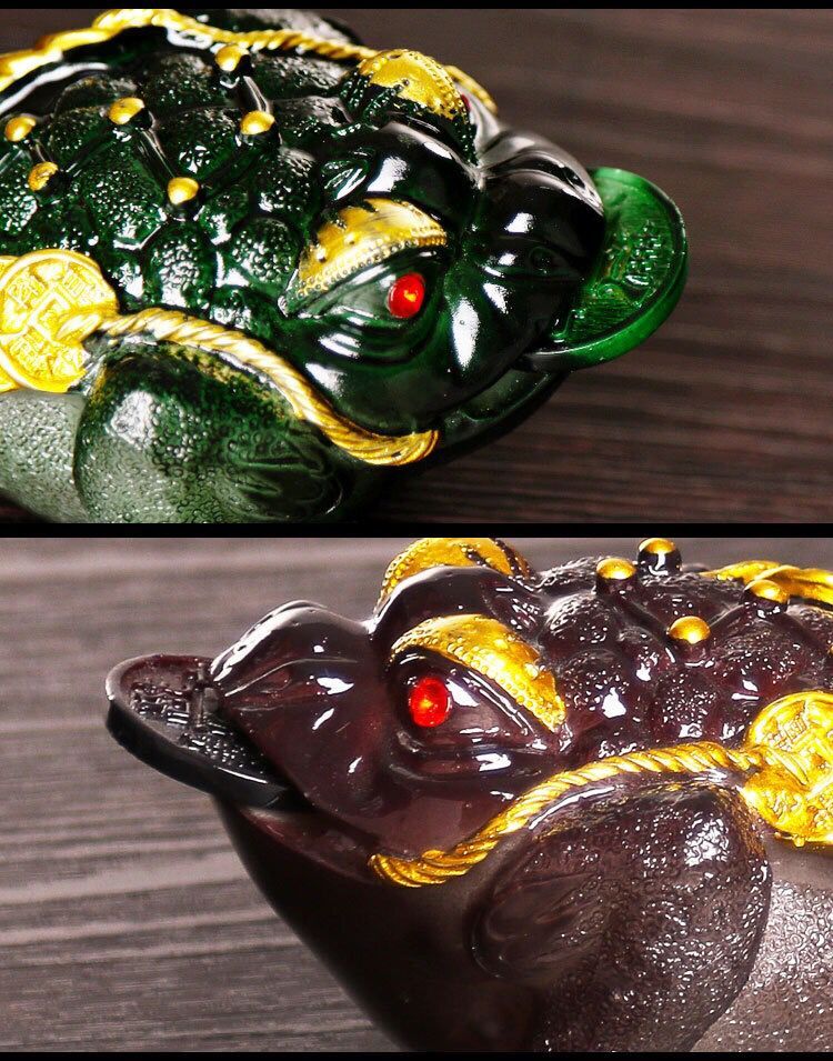 精品茶宠摆件变色金蟾茶具配件招财貔貅蛤蟆蟾蜍茶玩叼钱金蝉茶宠