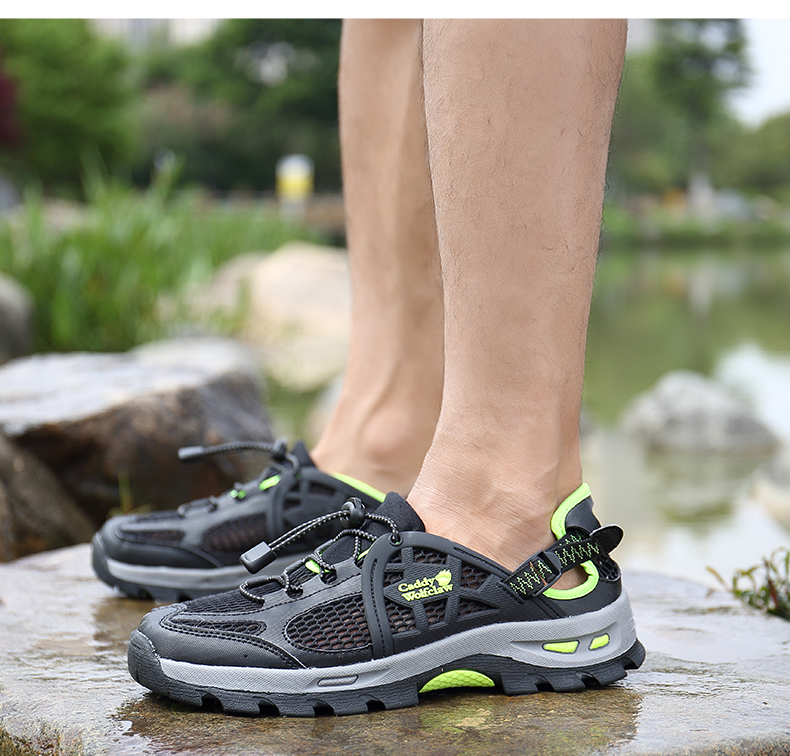 西域骆驼溯溪鞋男夏季速干防滑透气旅行沙滩水陆两栖鞋户外钓鱼漂流