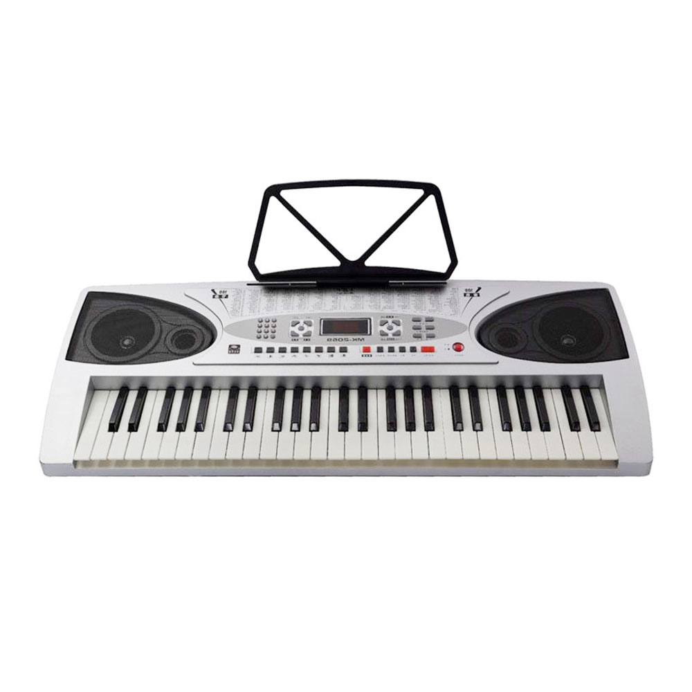 美科54键发光电子琴 带电源话筒mk-2069