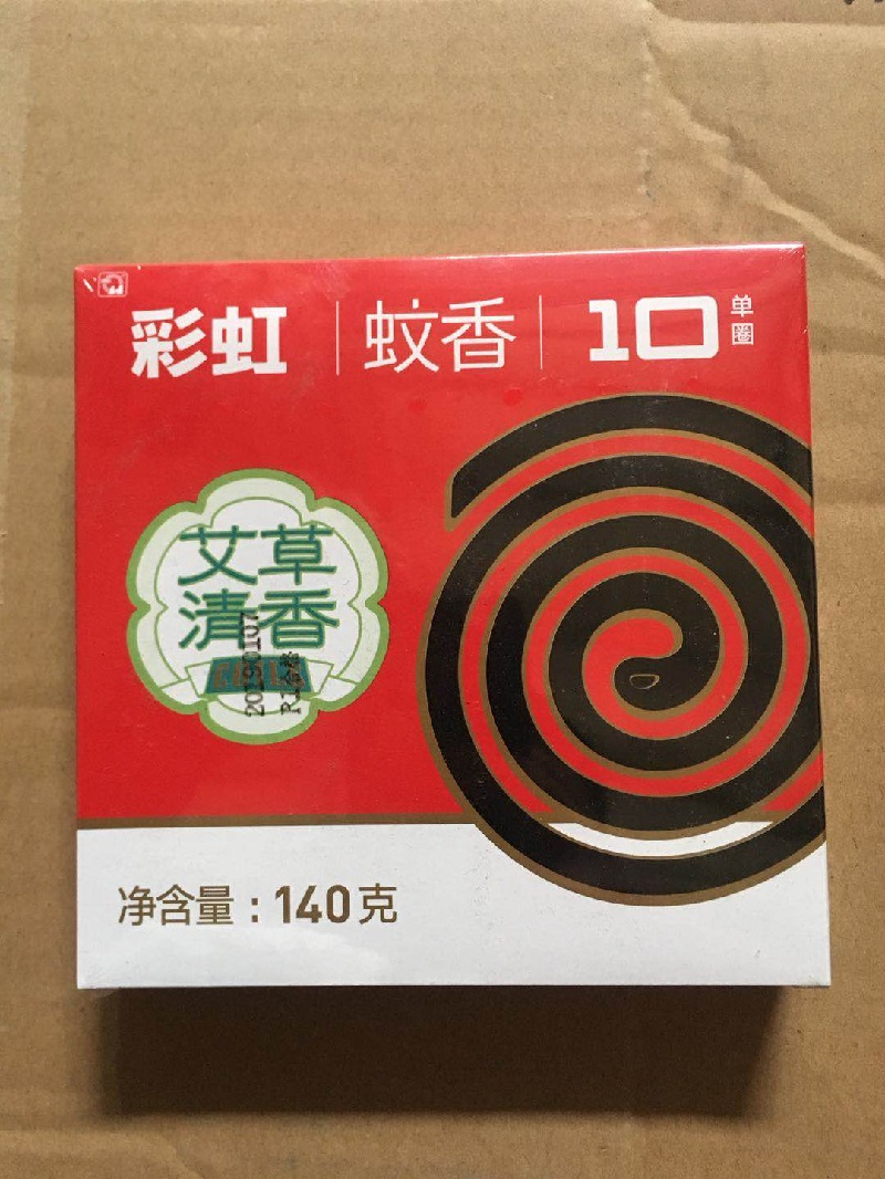 彩虹(ch) 5733彩虹蚊香艾草清香 10单圈 140g
