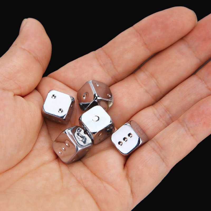 单个颜色随机发骰子筛子酒吧用品ktv麻将棋牌色子骰子色粒桌面游戏