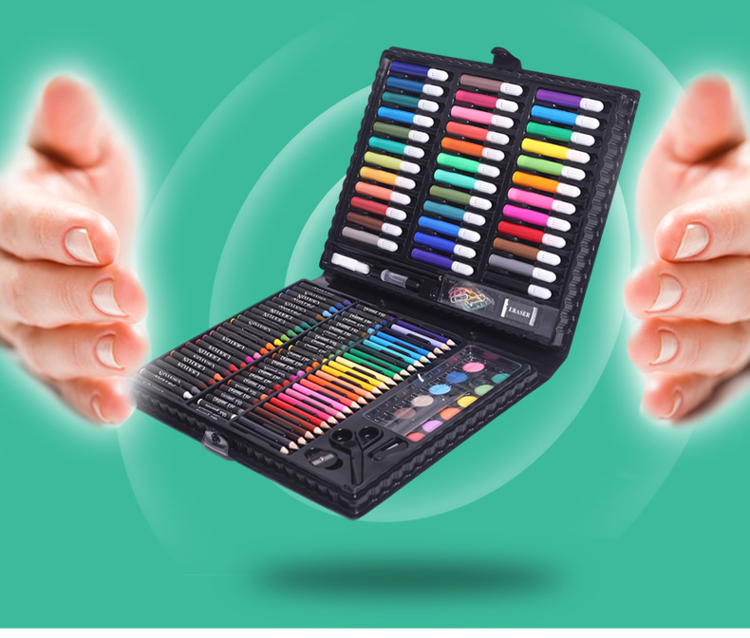 乐缔小学生画画工具儿童绘画套装画画水彩笔美术用品画笔彩笔学习用品