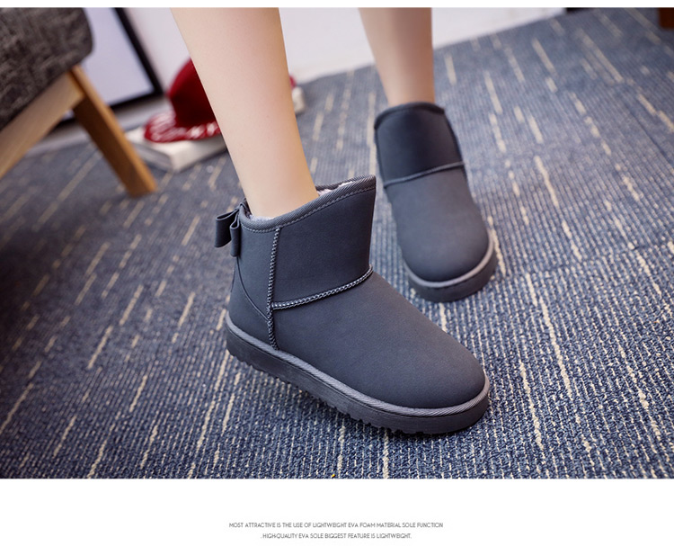 qma新款天天特价雪地靴女短筒韩版百搭学生冬季保暖新款可爱平底短靴
