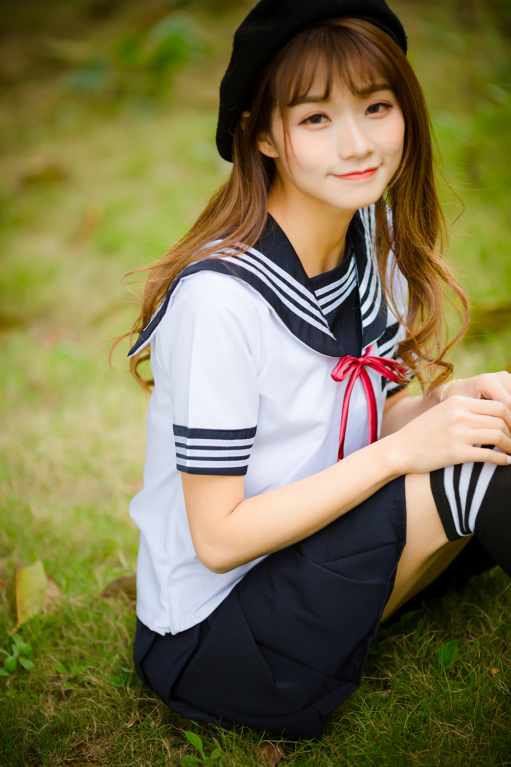 mtiny日系可爱初高中大学生装水手服学院风短袖校服jk制服套装海