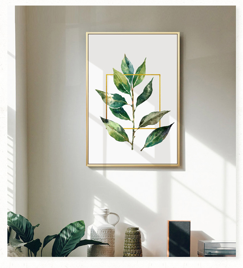 北欧风墙壁挂画沙发背景墙装饰三联画现代简约墙画客厅ins装饰画