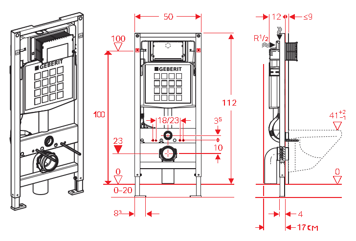 二代水箱式水箱up300升级up320挂墙马桶水箱波迷娜bomina