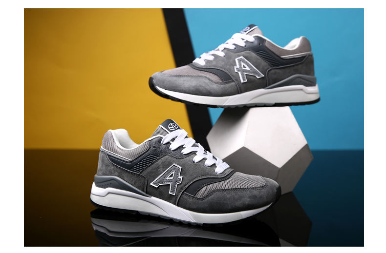 奇安达跑步鞋男运动鞋百搭休闲慢跑鞋轻便透气旅游鞋qad1163029