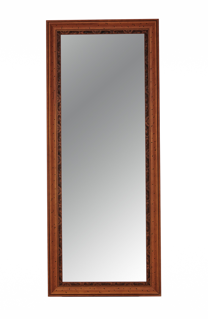 实木边框落地全身试衣镜美式乡村壁挂贴墙穿衣镜地中海化妆镜子