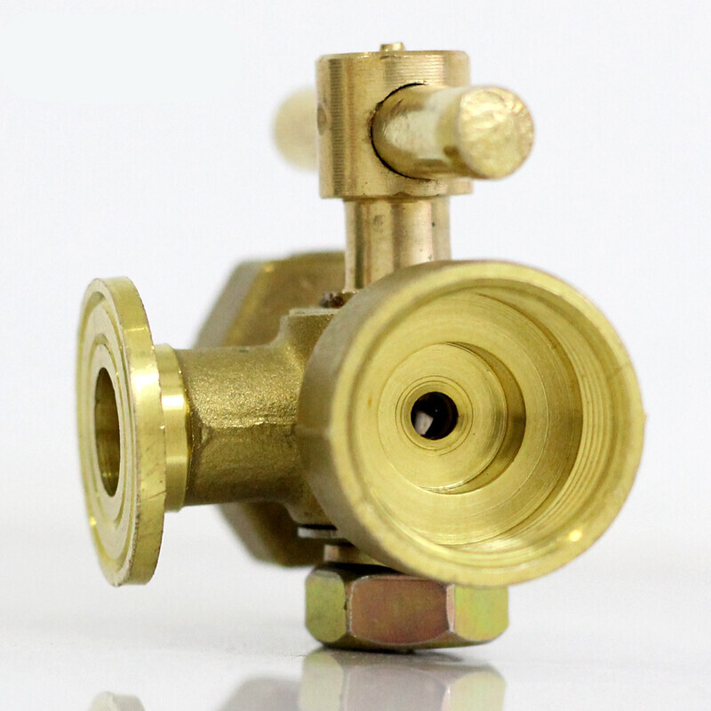 谐晟不锈钢全铜高压加厚压力阀三通压力表阀15mm