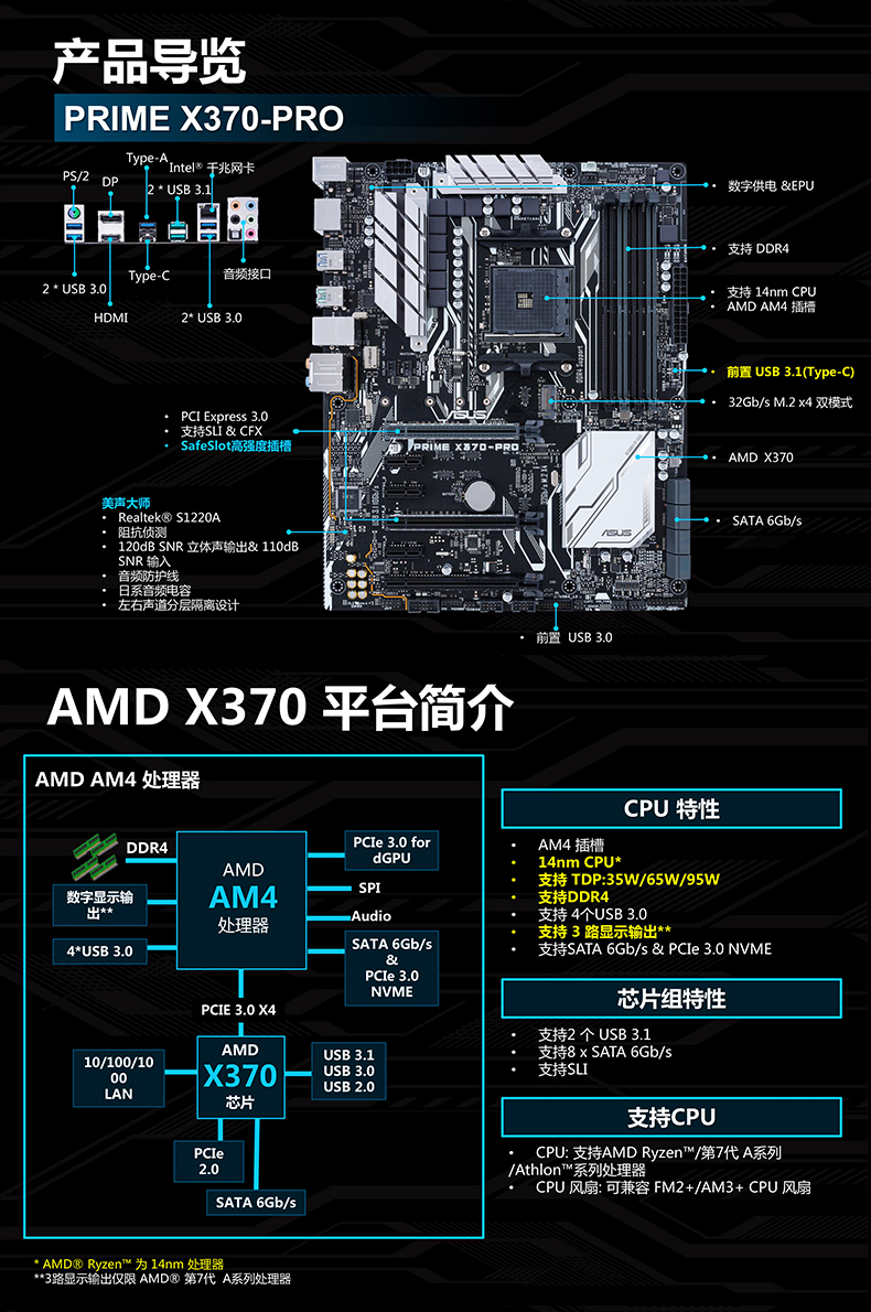amdasus8核芯片主板套装amd锐龙ryzen71700x盒装搭华硕primex370pro