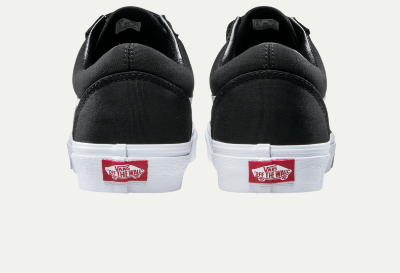 vans范斯季黑色白色中性款帆布鞋