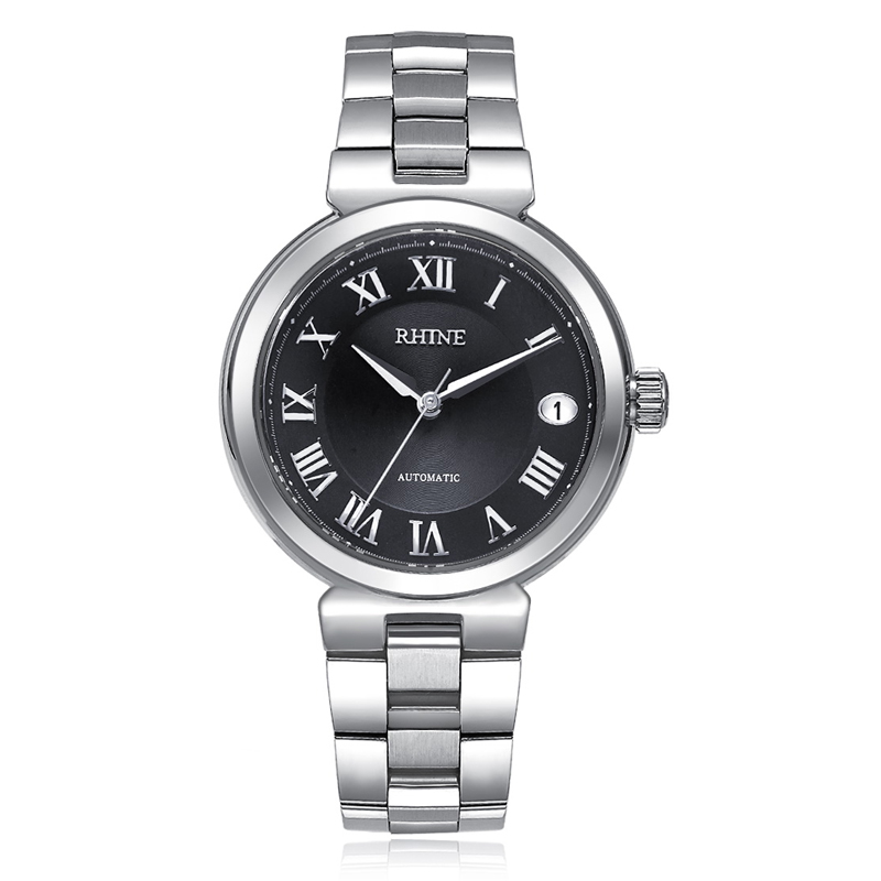 蓝宝石时尚陶瓷樱花女神贝母时尚女士手表 女89251 莱茵(rhine)机械表