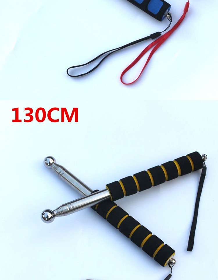 伸缩敲墙锤验房工具伸缩瓷砖检验锤不锈钢墙面敲空鼓验房棒检验锤