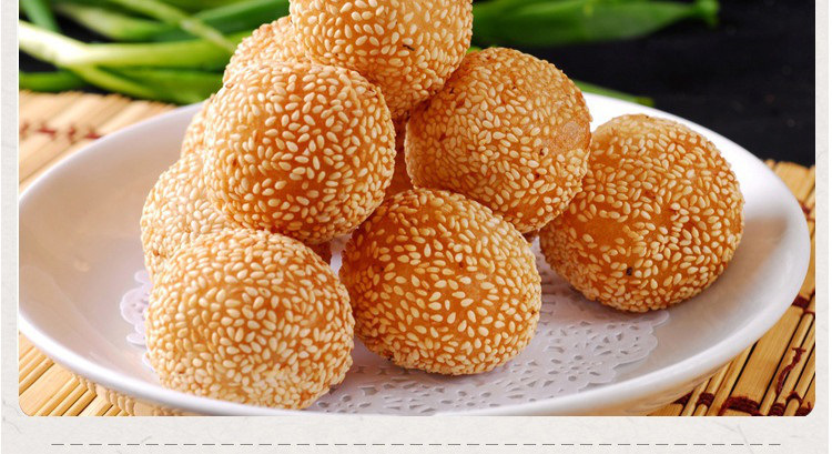 七果果三全芝麻球236g1包速食bi