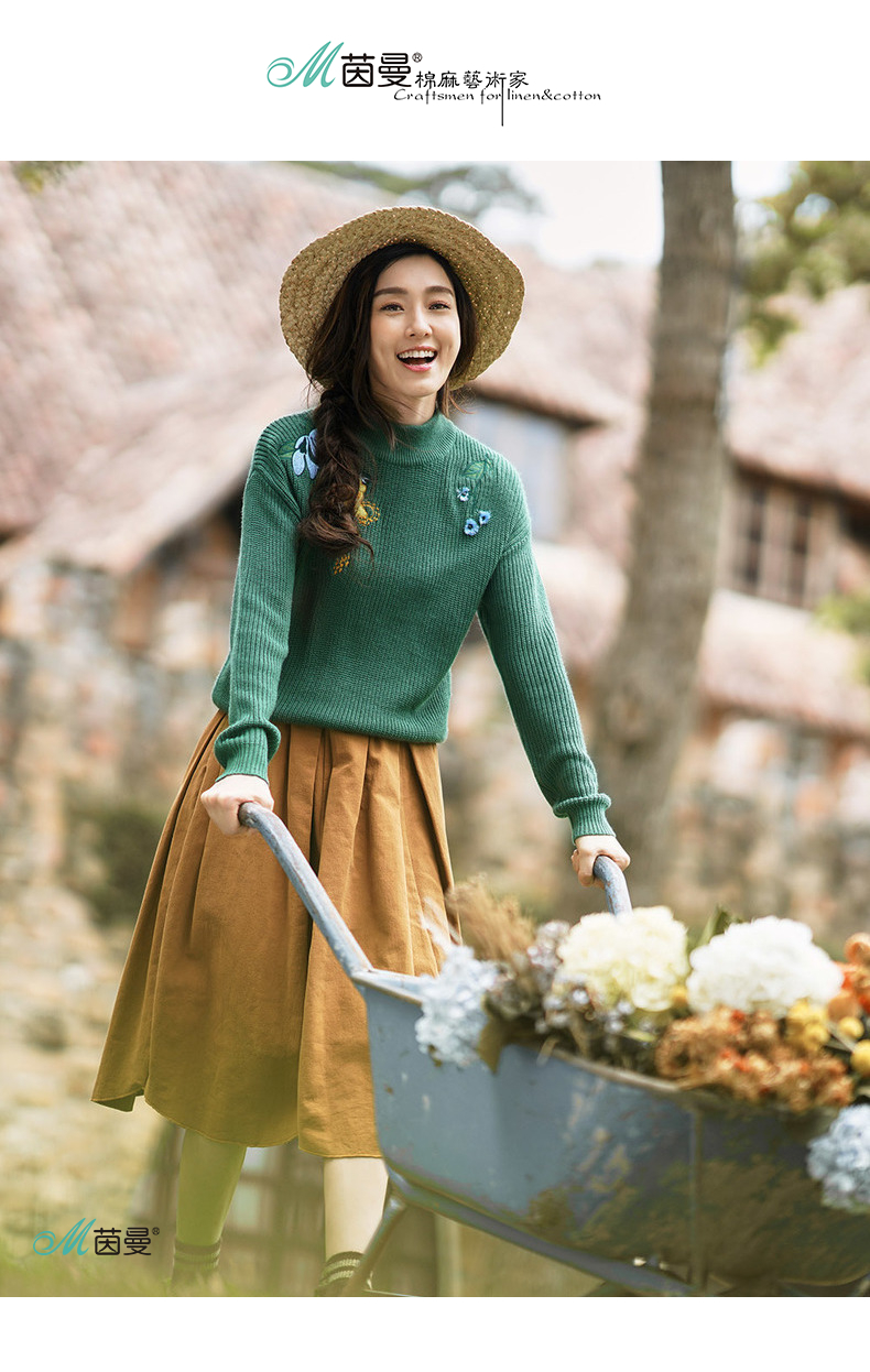 模特:茵曼代言人「范玮琪」 171cm / 51kg / m码 模特:佳丽 174cm