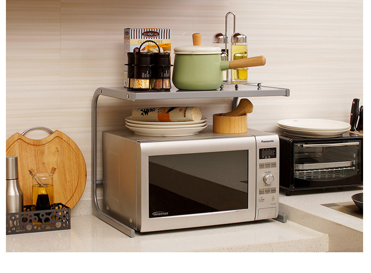 欧润哲orange台湾制双层微波炉烤箱架锅架厨房用品置物架收纳储物架子