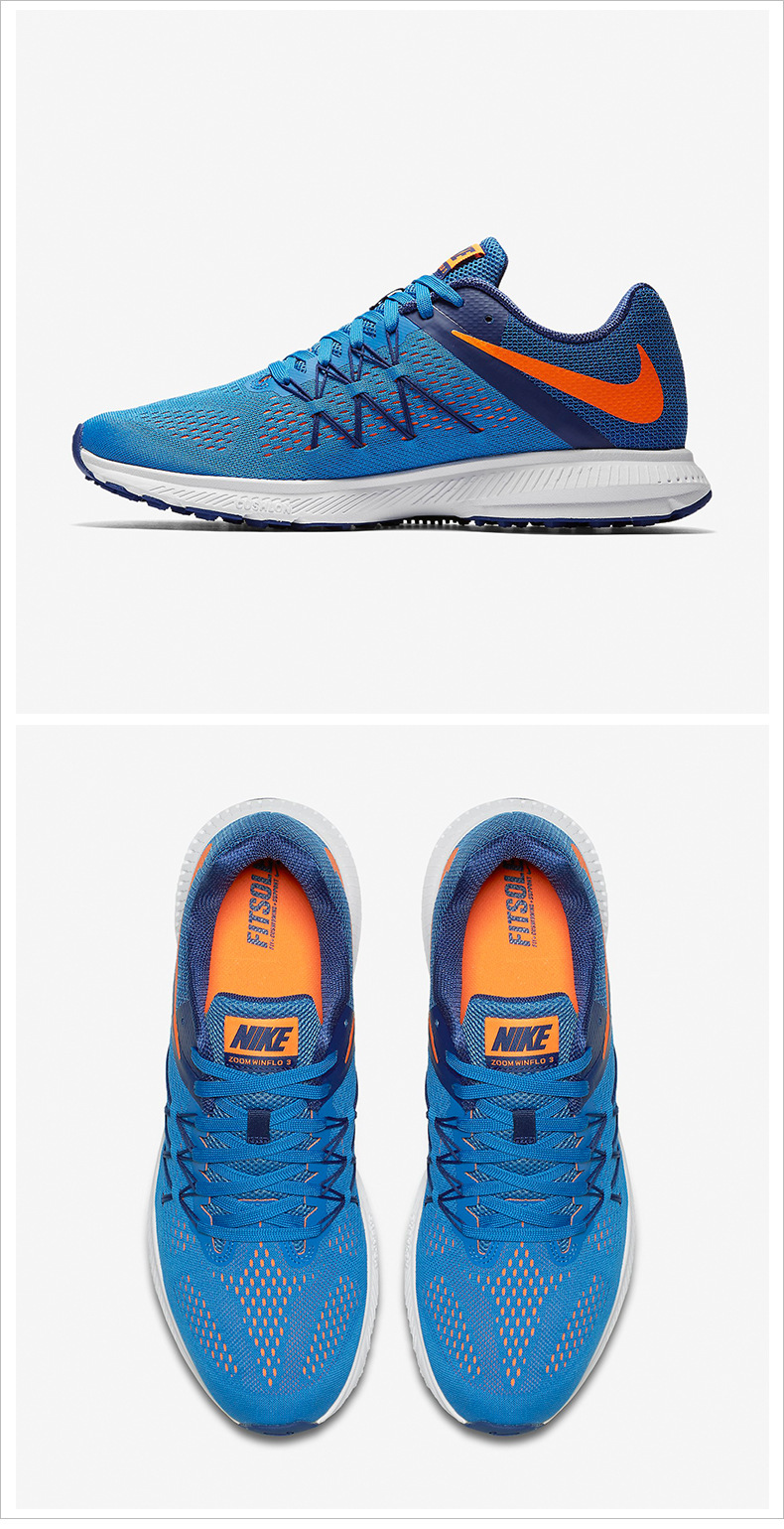 nike耐克男鞋zoomwinflo3男子跑步鞋831561001003