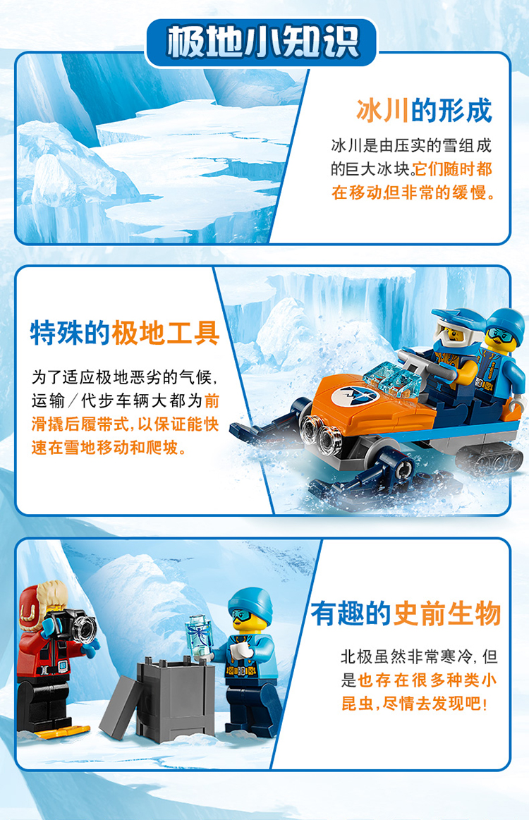 lego乐高city城市系列极地探险队60191