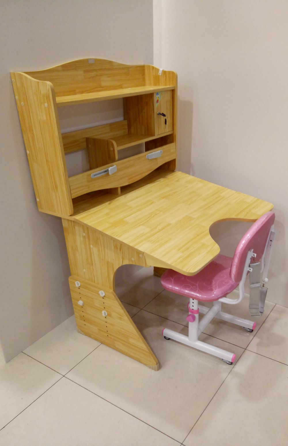 淮木学习桌椅升降书桌园迪环保写字桌80公分客厅卧室欧式田园其他非