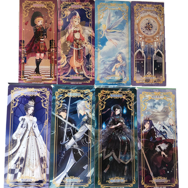 定制儿童动漫卡游奇迹暖暖天使衣橱闪耀星秀谜之阁魔力换装卡牌圣诞60