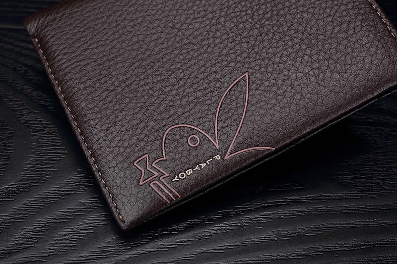 超级新品 花花公子(playboy)钱包男士短款头层牛皮横款钱夹超薄青年