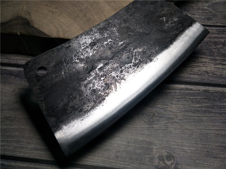 户撒菜刀手工锻打骨刀斩骨专用刀屠宰大骨刀加厚加重排骨刀