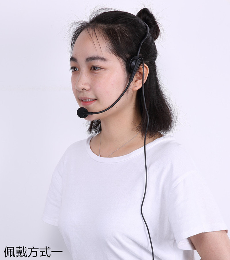 takstar/得胜 hm-700扩音器小耳麦话筒 通用蜜蜂头戴式有线麦克