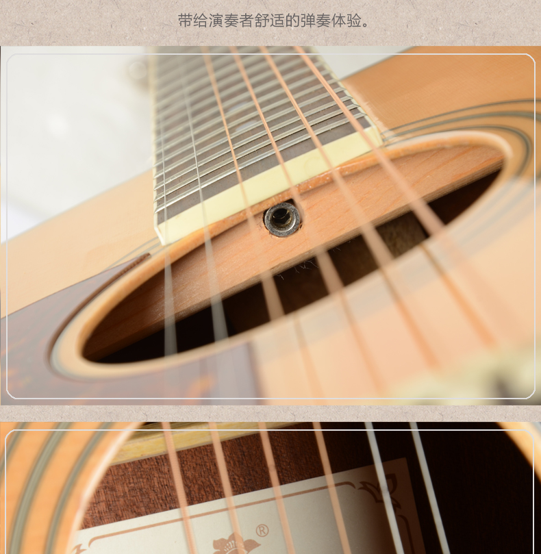 红棉吉他41寸电箱民谣单板吉他初学者学生演奏sd80hd180吉它乐器