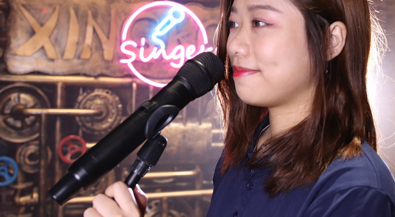 二麦克风婚庆主持人户外舞台远距离演出领夹耳麦会议ktv唱歌手持话筒