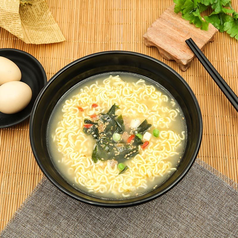 康师傅日式豚骨面107克x5包方便面泡面拌面干脆面速食早餐夜宵